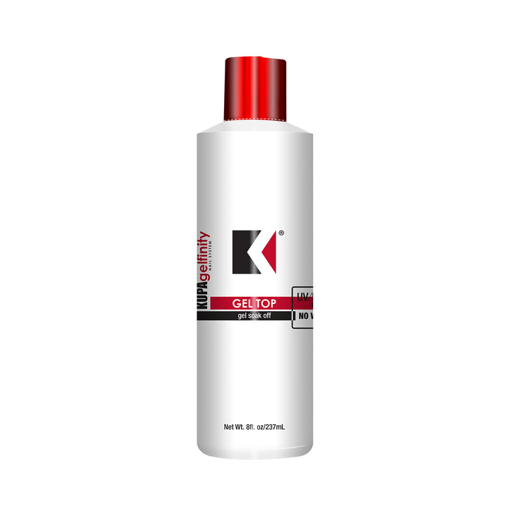 Kupa Gel Top Coat Refill 8oz (Includes FREE .5 oz bottle Top Coat)