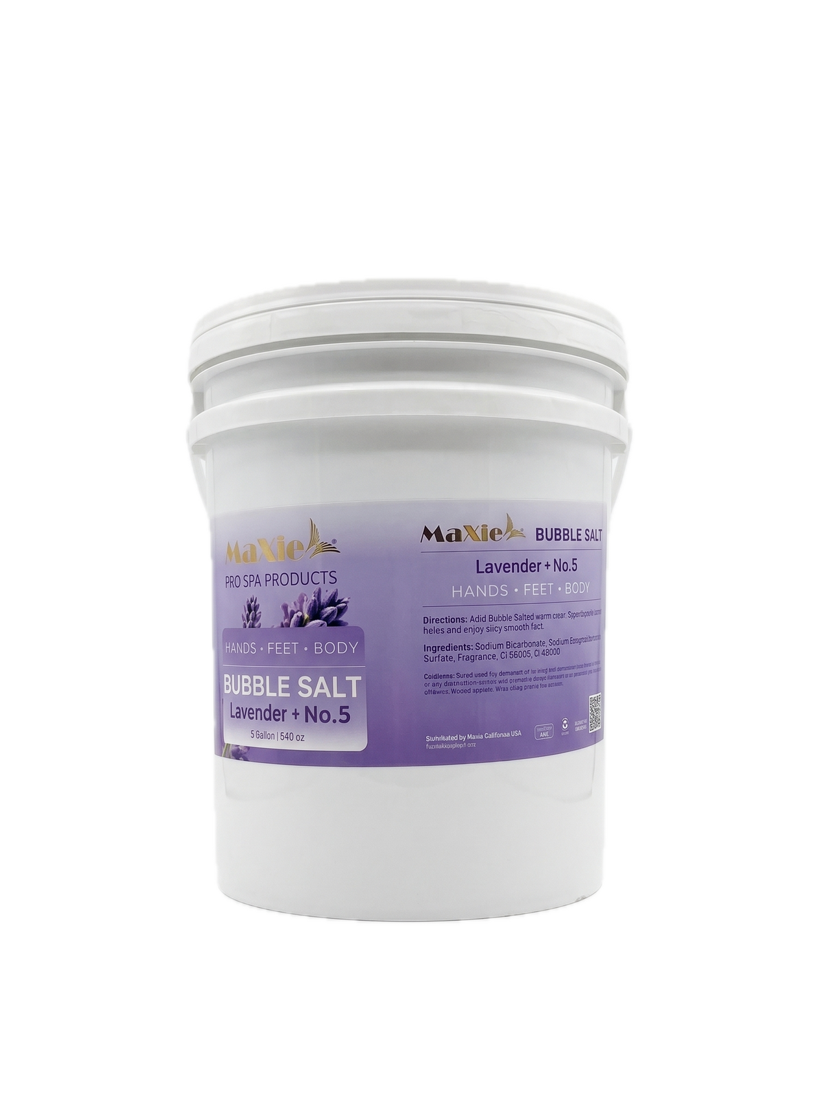 MAXIE - BUBBLE SALT PEDICURE SOAK – 25 LBS MEGA BULK
