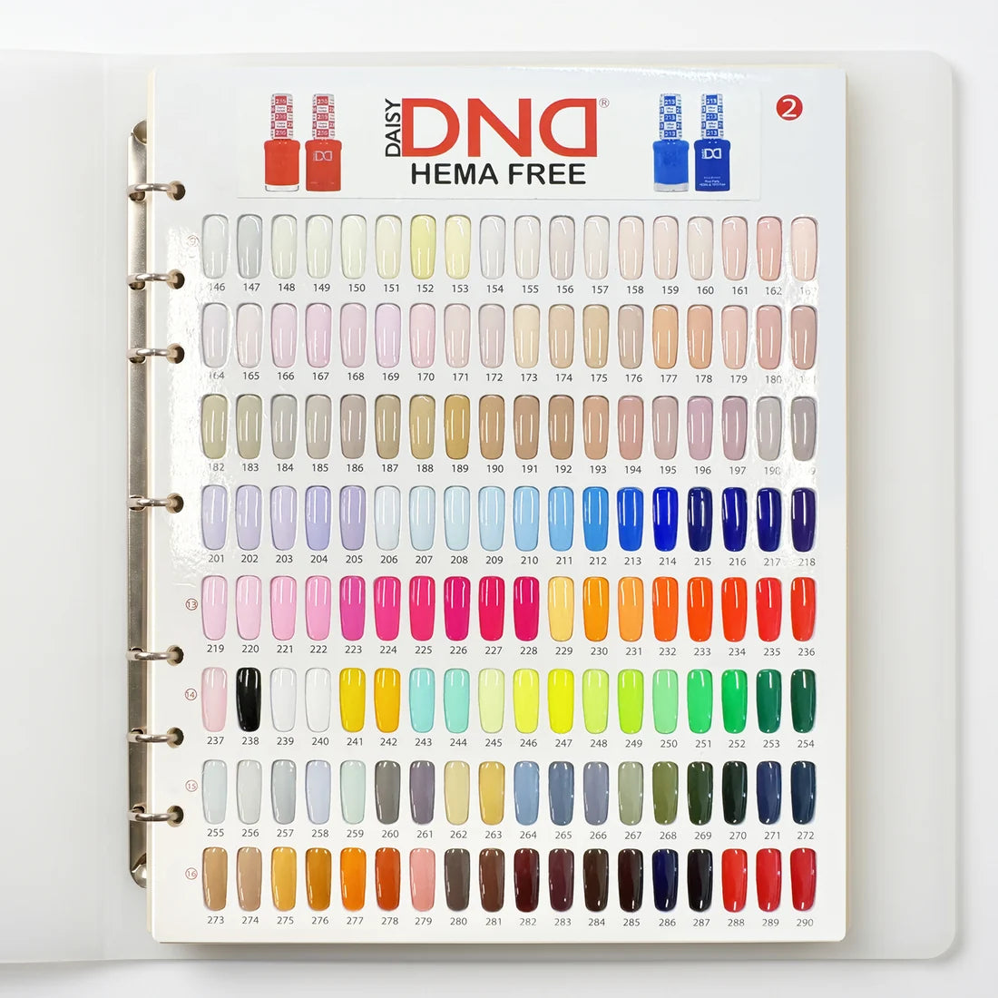 DND NEW HEMA & TPO-FREE GEL POLISH – FULL COLLECTION (288 COLORS)