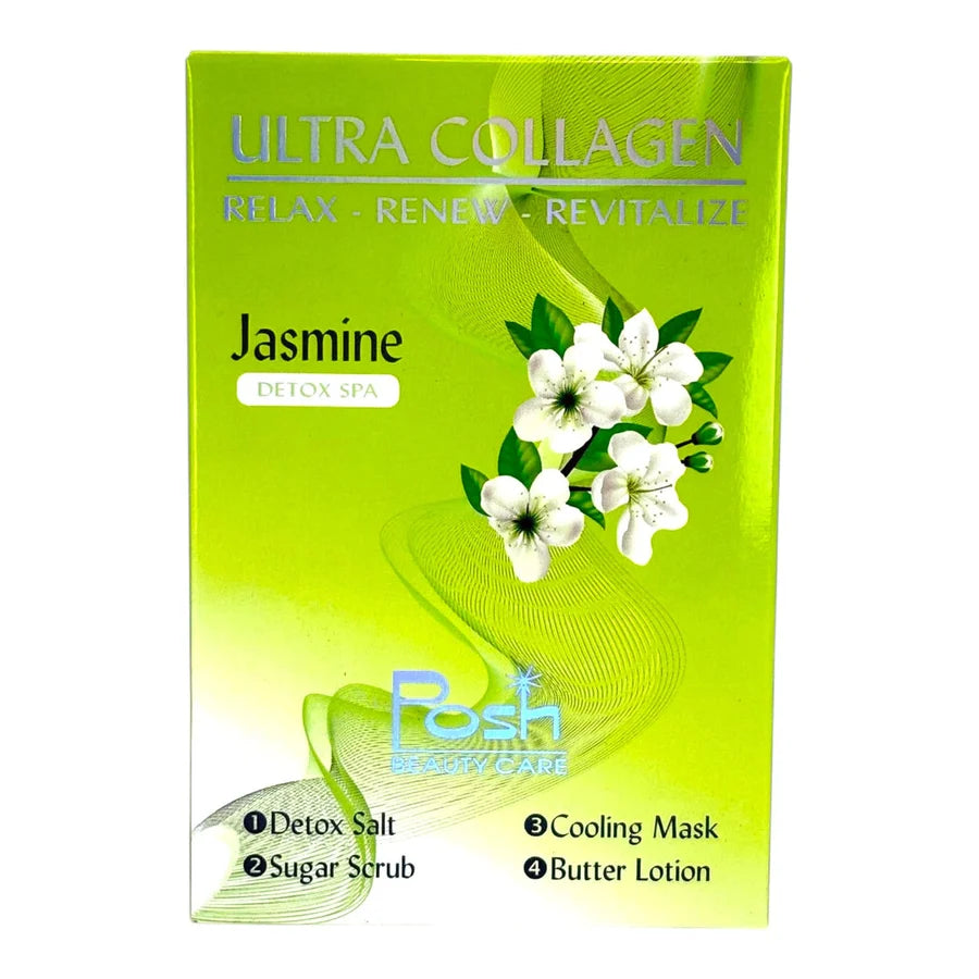 POSH DELUXE 4-IN-1 PEDICURE KIT ULTRA COLLAGEN - 50 PCS/CARTON
