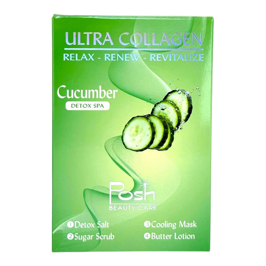 POSH DELUXE 4-IN-1 PEDICURE KIT ULTRA COLLAGEN - 50 PCS/CARTON
