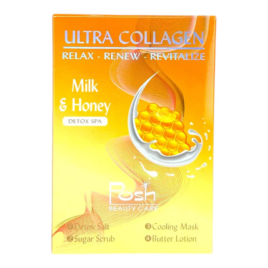 POSH DELUXE 4-IN-1 PEDICURE KIT ULTRA COLLAGEN - 50 PCS/CARTON