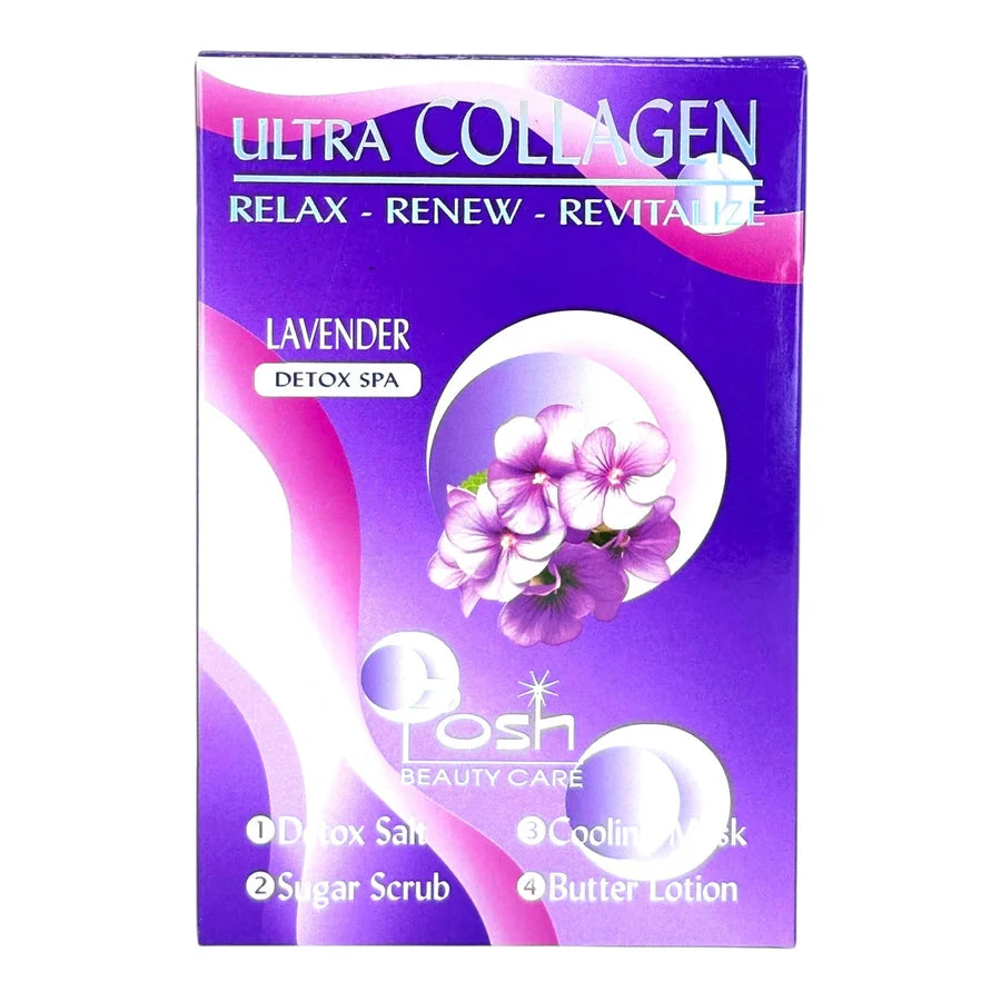 POSH DELUXE 4-IN-1 PEDICURE KIT ULTRA COLLAGEN - 50 PCS/CARTON