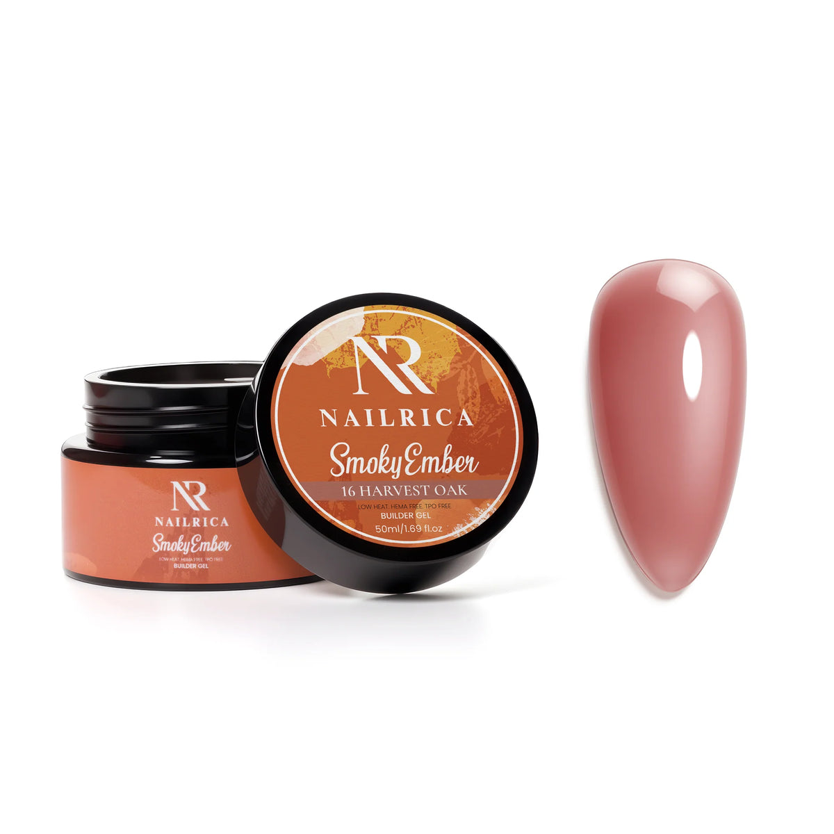 NAILRICA - Smoky Ember Builder Gel - 12 Colors