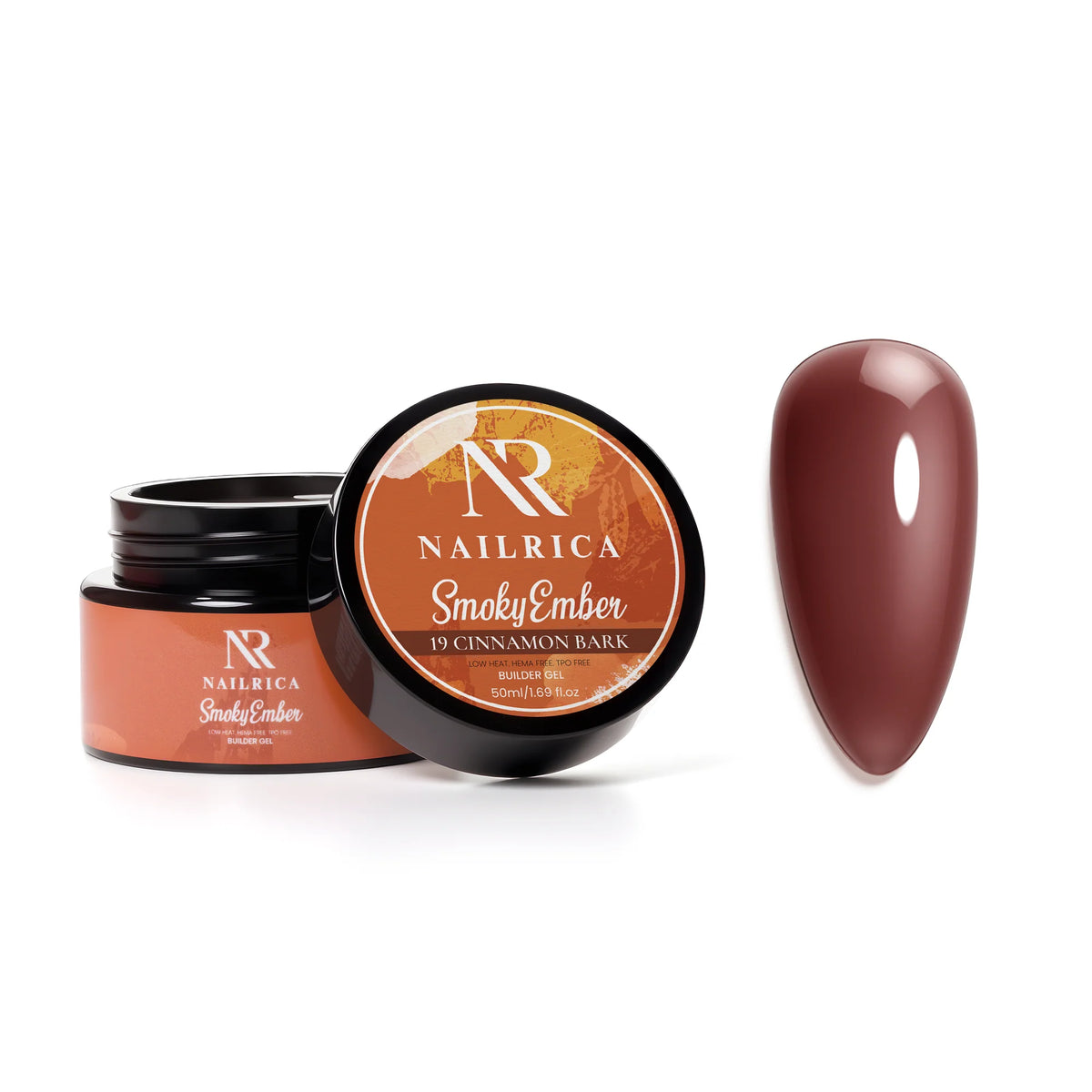NAILRICA - Smoky Ember Builder Gel - 12 Colors