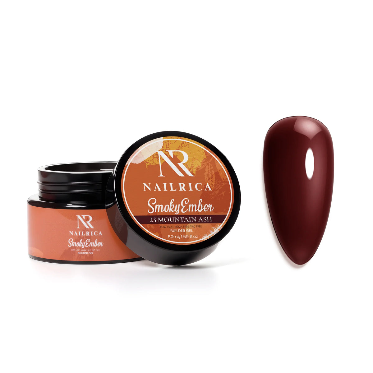 NAILRICA - Smoky Ember Builder Gel - 12 Colors