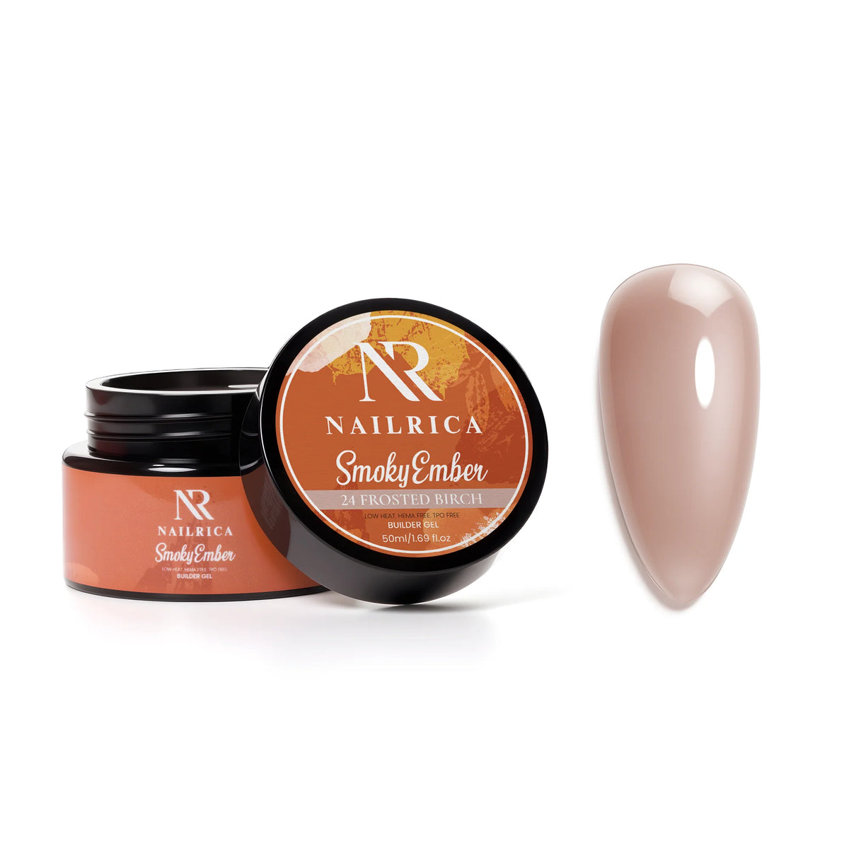 NAILRICA - Smoky Ember Builder Gel - 12 Colors