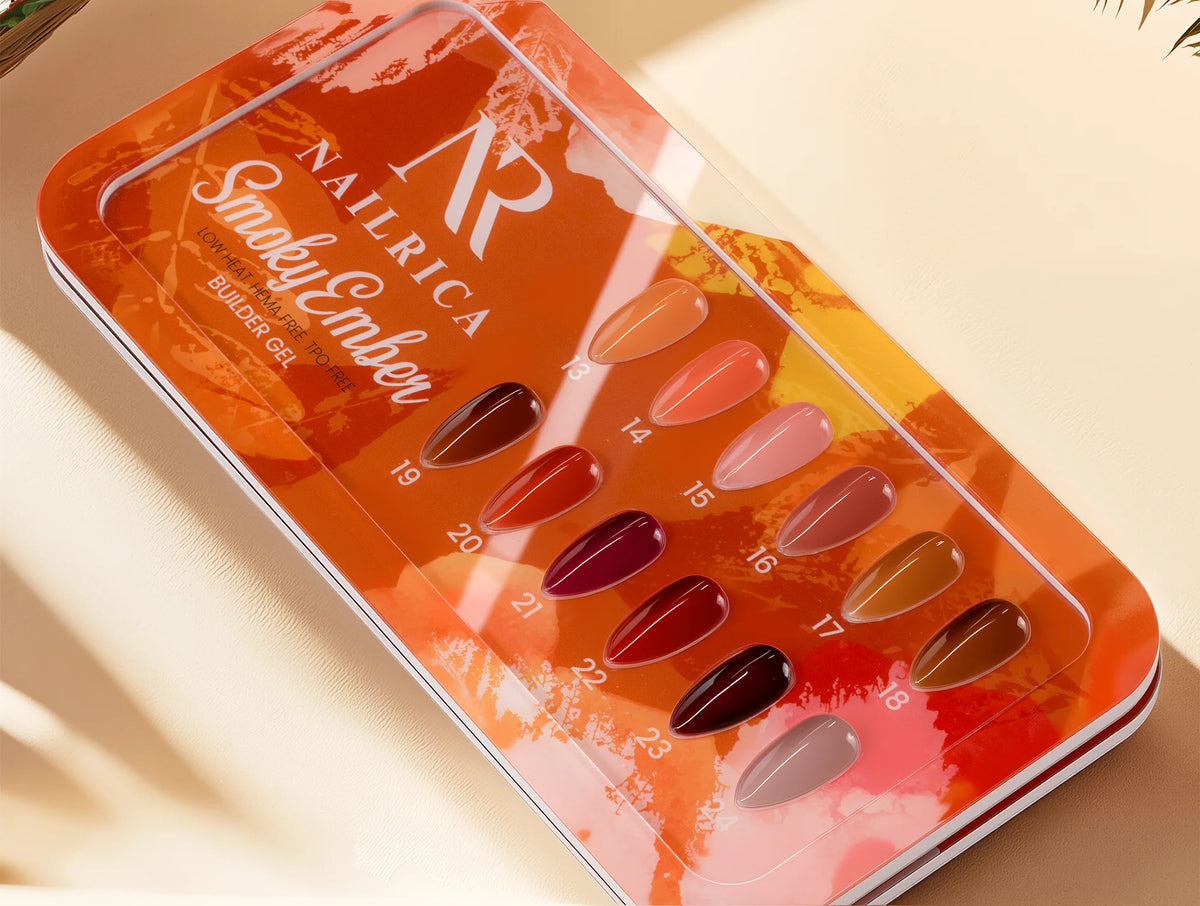 NAILRICA - Smoky Ember Builder Gel - 12 Colors