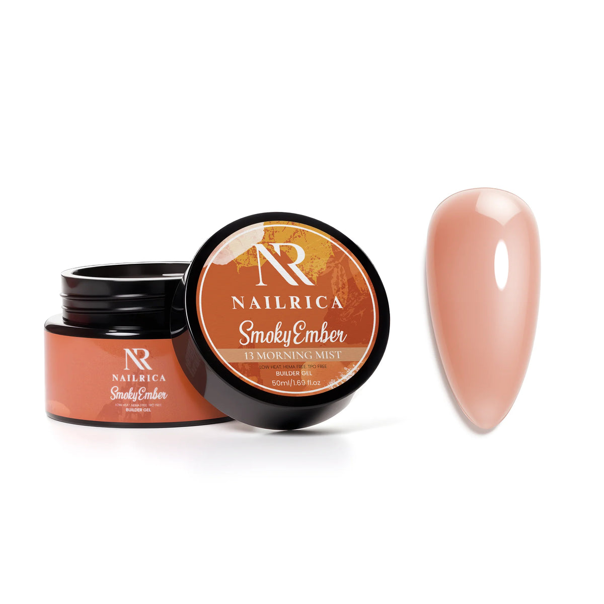 NAILRICA - Smoky Ember Builder Gel - 12 Colors