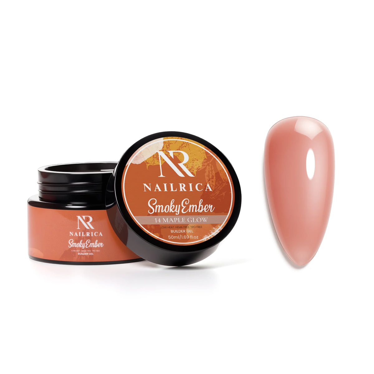 NAILRICA - Smoky Ember Builder Gel - 12 Colors