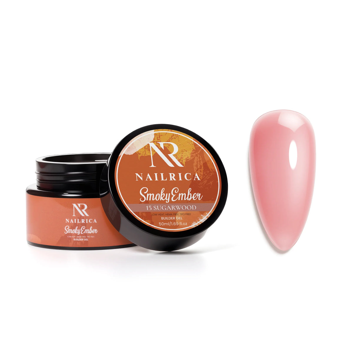 NAILRICA - Smoky Ember Builder Gel - 12 Colors