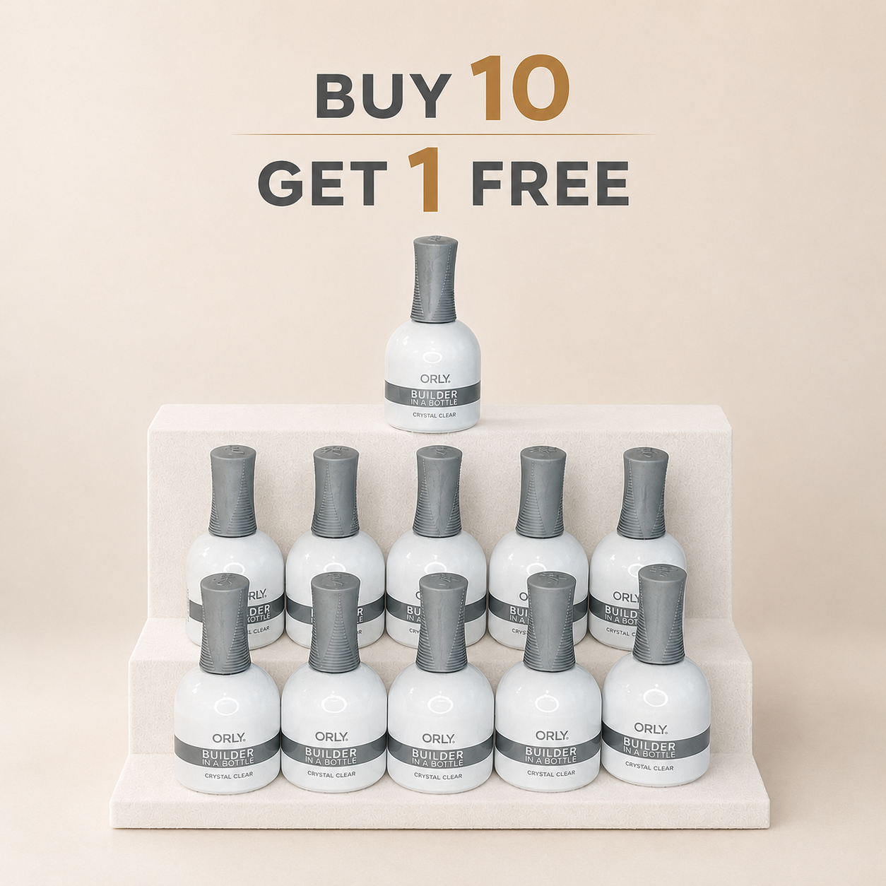 ORLY - Builder Gel 36ml Crystal Clear - BUY 10 GET 1 FREE