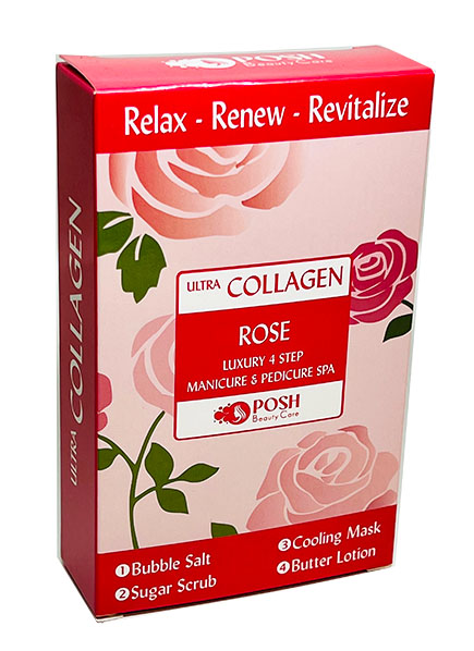 Posh Collagen Pedicure Spa 4 Step - CASE