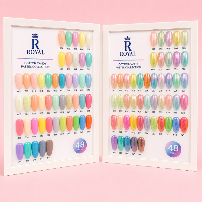 ROYAL Cotton Candy Pastel Collection – 48 Colors