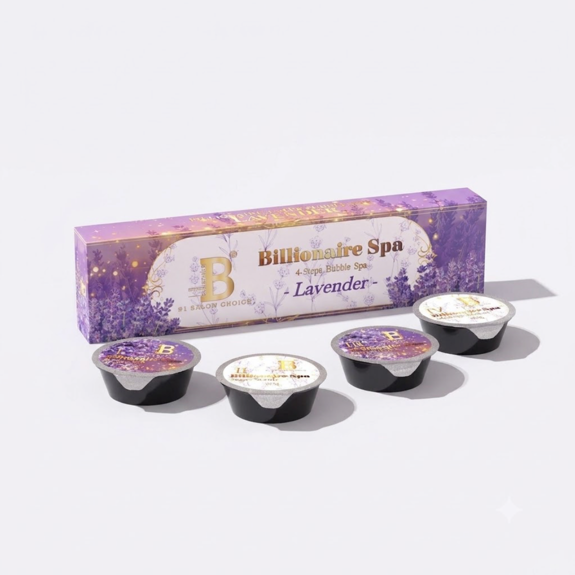 BILLIONAIRE PEDICURE DELUXE KIT 4-in-1 (50 KITS/BOX)