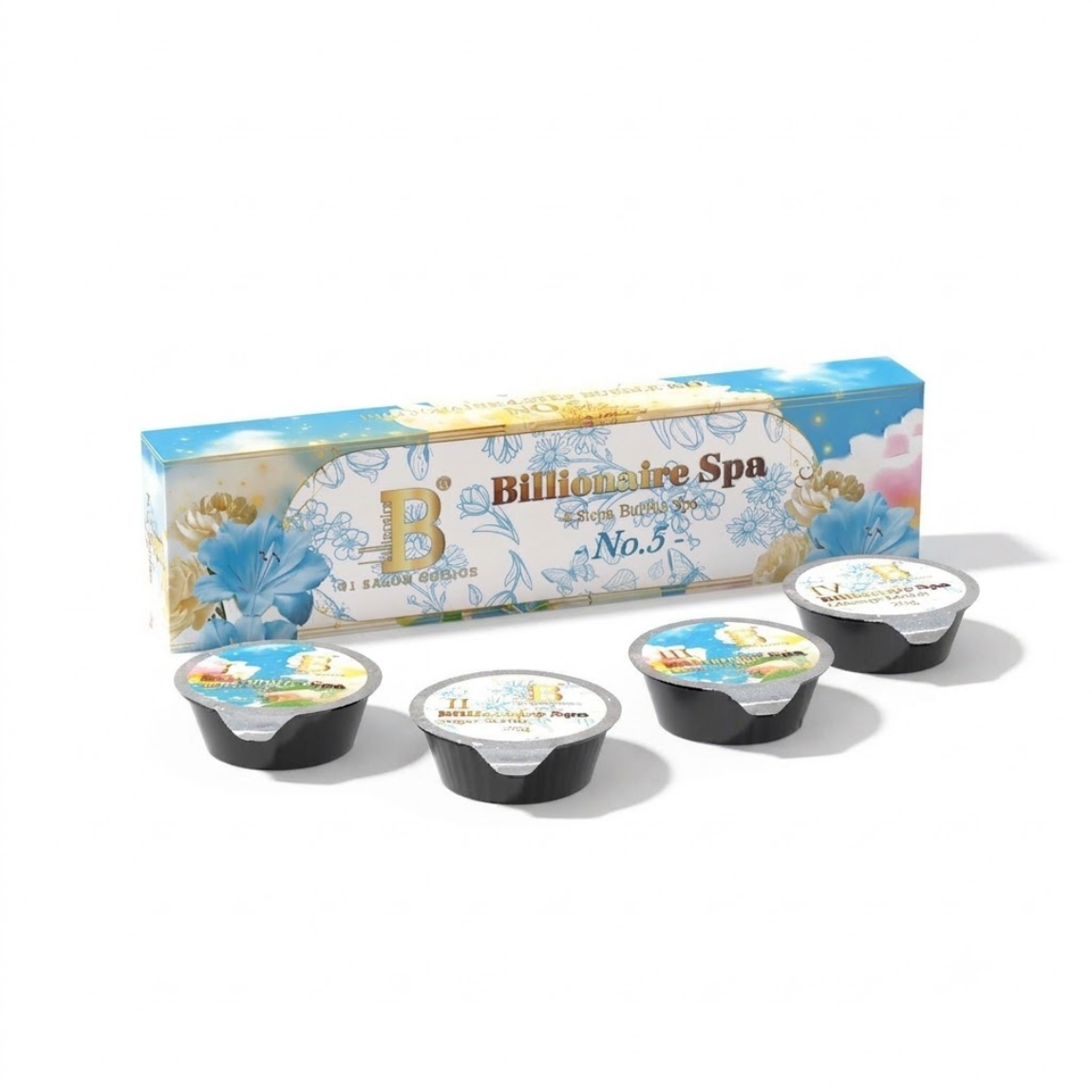 BILLIONAIRE PEDICURE DELUXE KIT 4-in-1 (50 KITS/BOX)