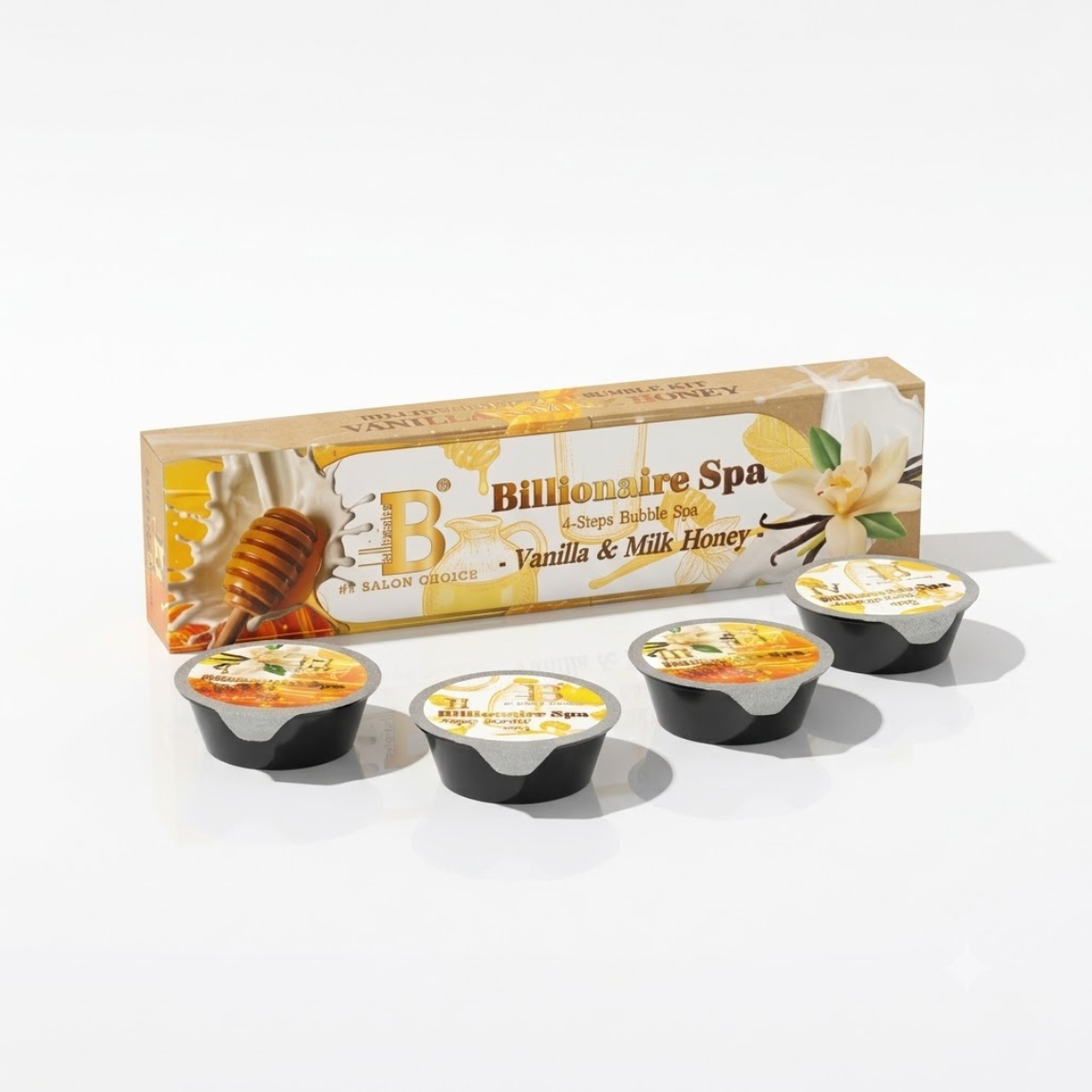 BILLIONAIRE PEDICURE DELUXE KIT 4-in-1 (50 KITS/BOX)