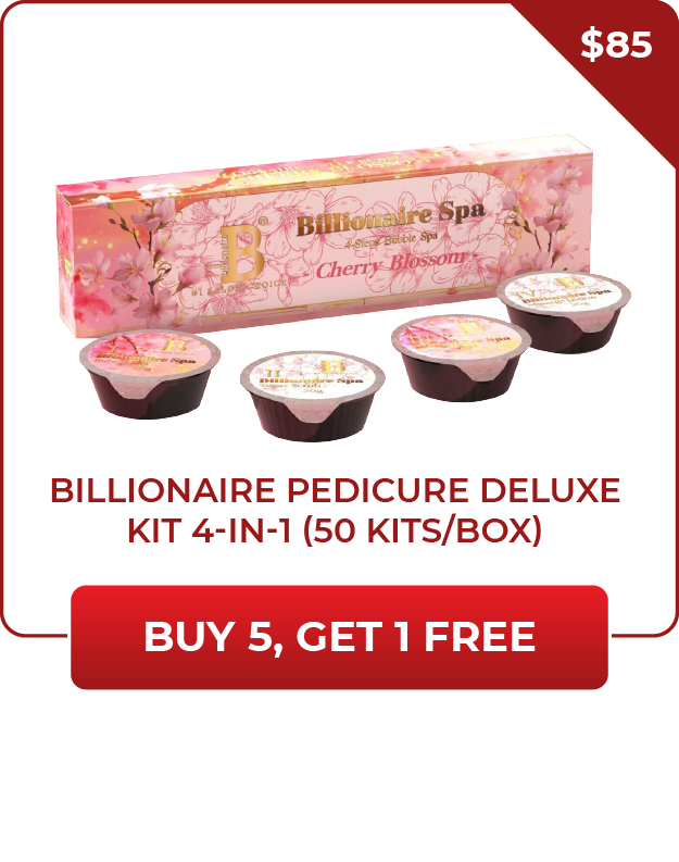DEALS - BILLIONAIRE PEDICURE DELUXE KIT 4-in-1 (50 KITS/BOX)
