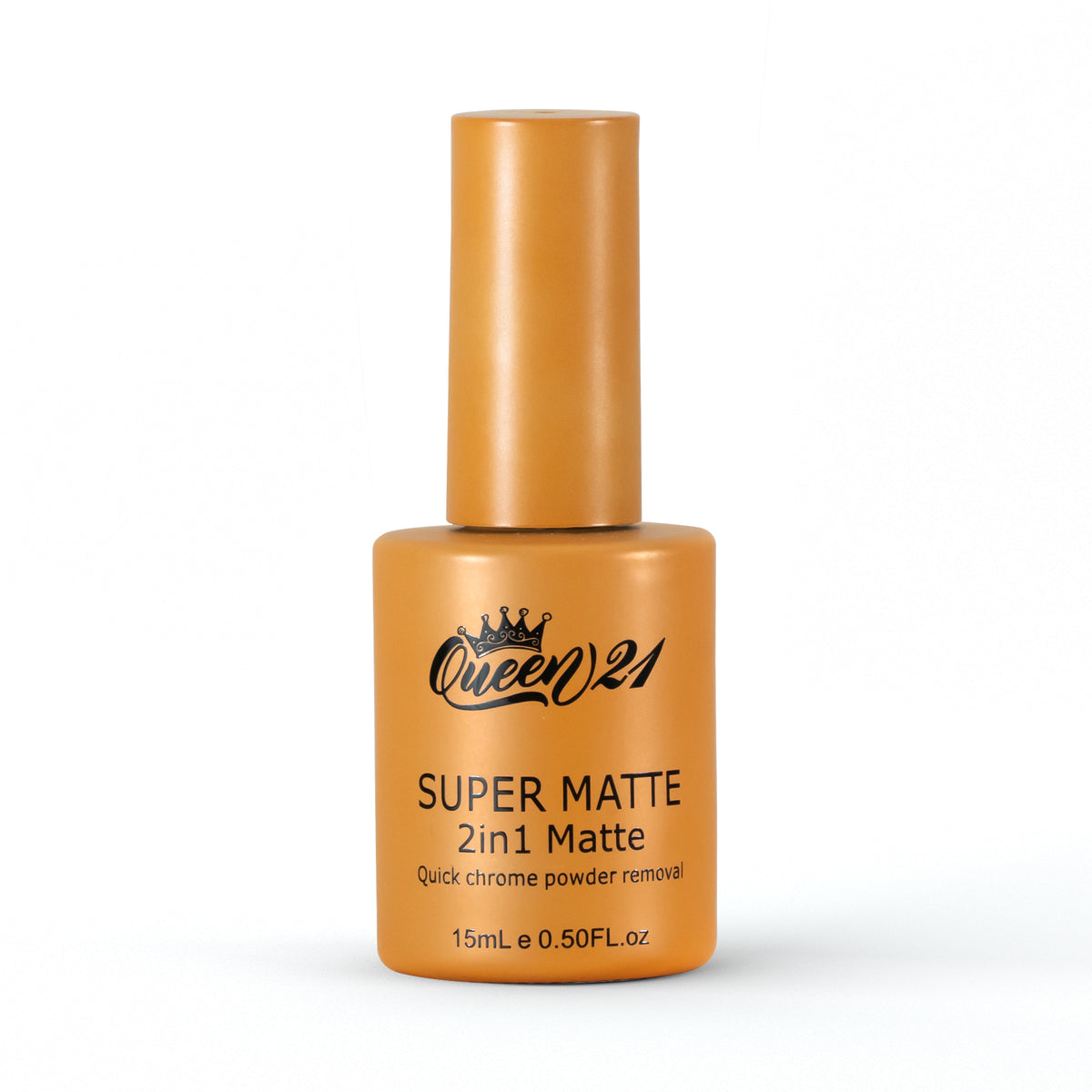 QUEEN 21 - Super Matte 2-in-1 Top Coat - 15ml/0.5oz