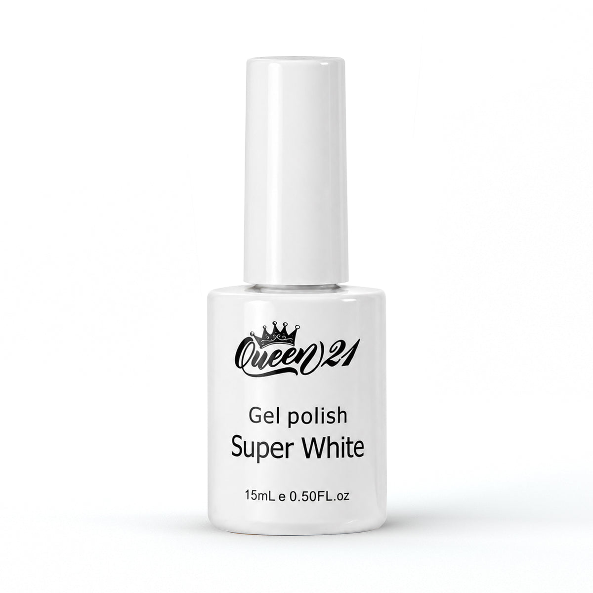 QUEEN 21 - Super White Gel Polish - 15ml/0.5oz