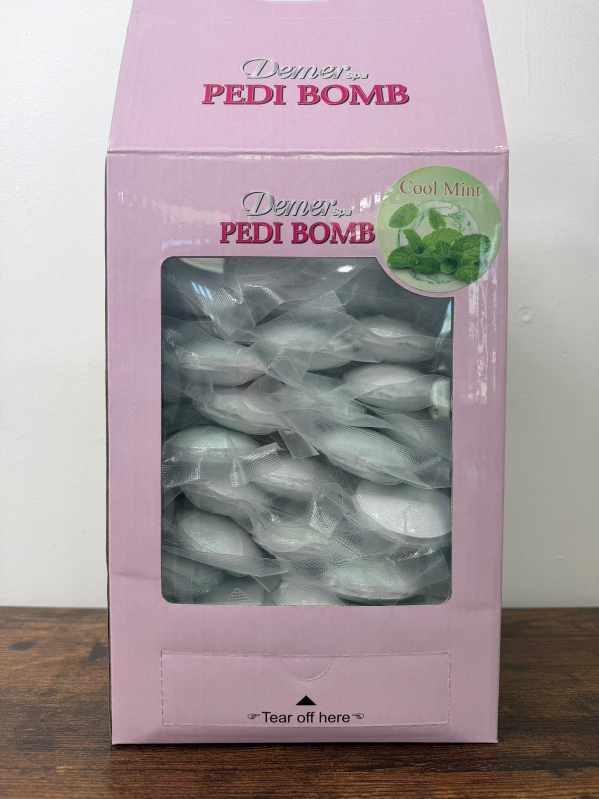 Pedi Bomb - Cool Mint- Box 100 Tablets
