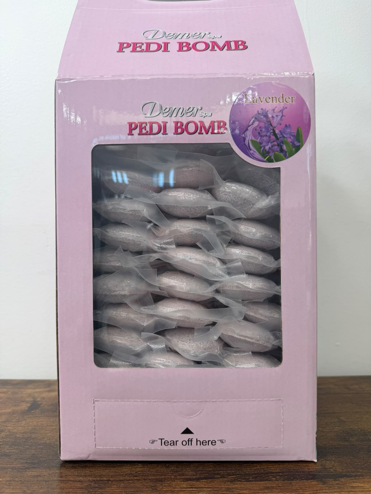 Pedi Bomb - Lavender- Box 100 Tablets