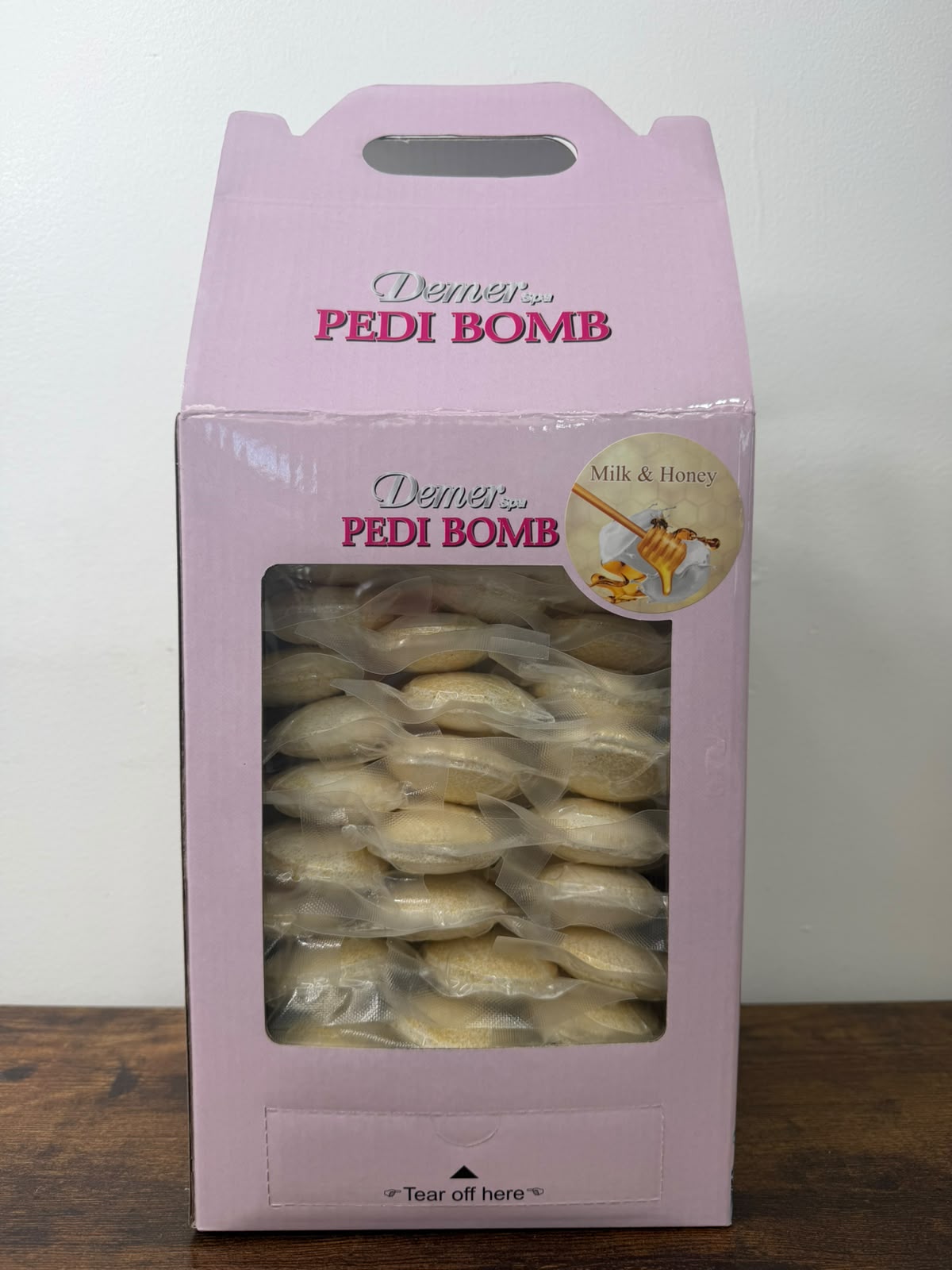 Pedi Bomb - Milk & Honey - Box 100 Tablets