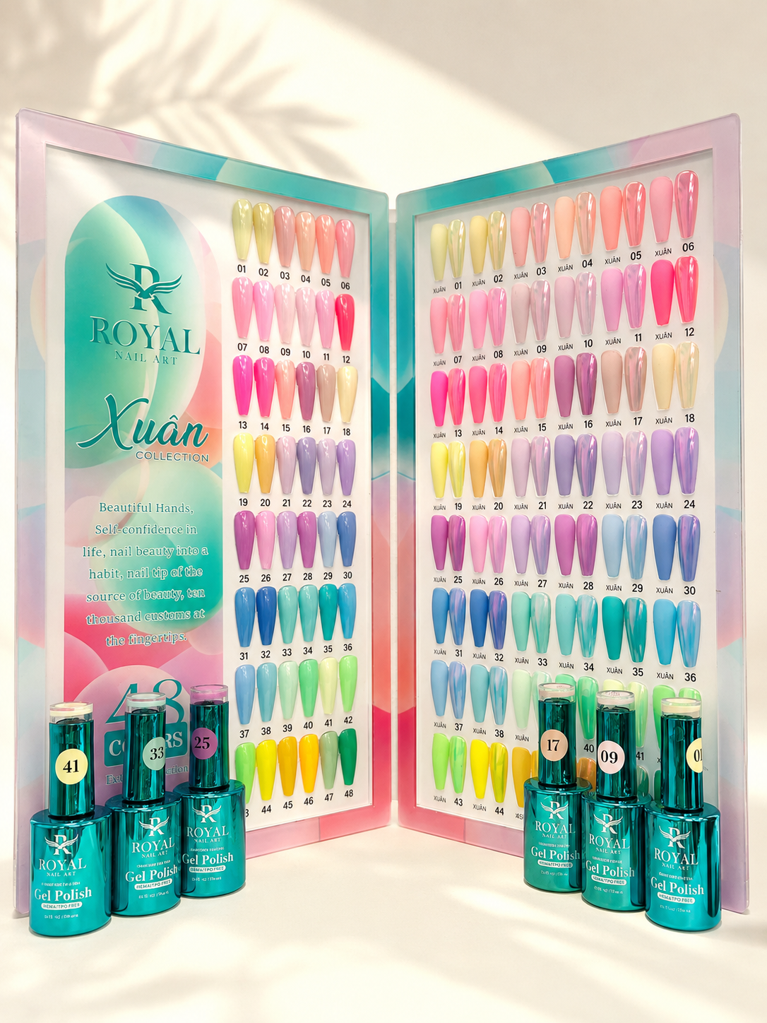 Royal Nail Art - "Xuân" Collection 48Pcs