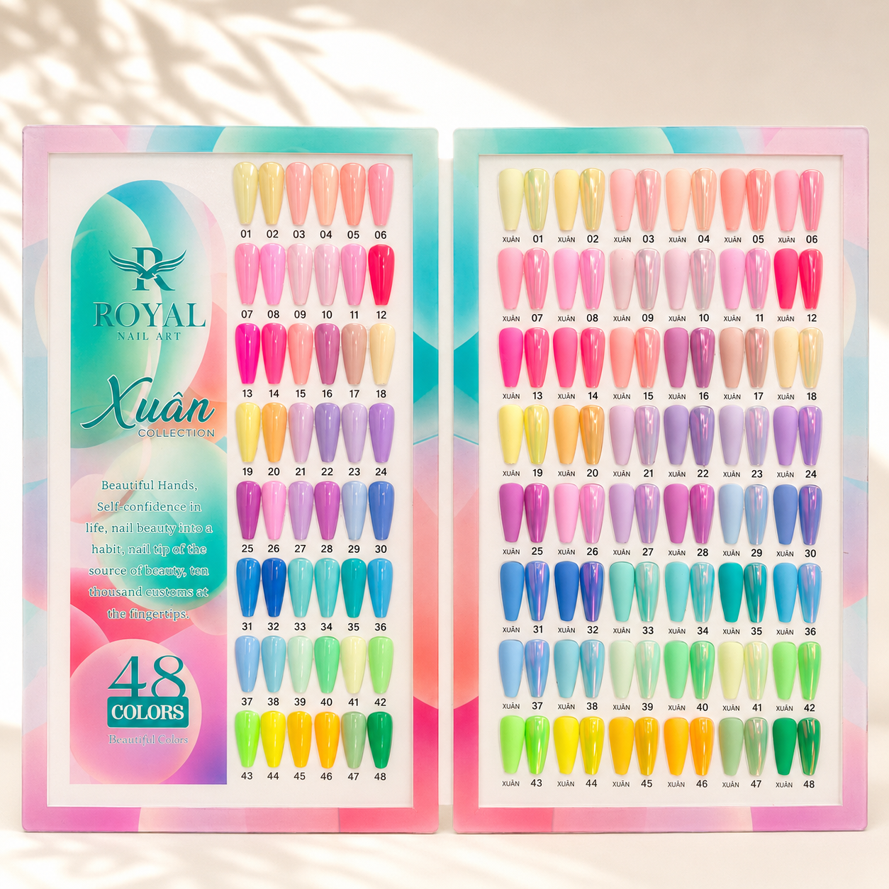 Royal Nail Art - "Xuân" Collection 48Pcs