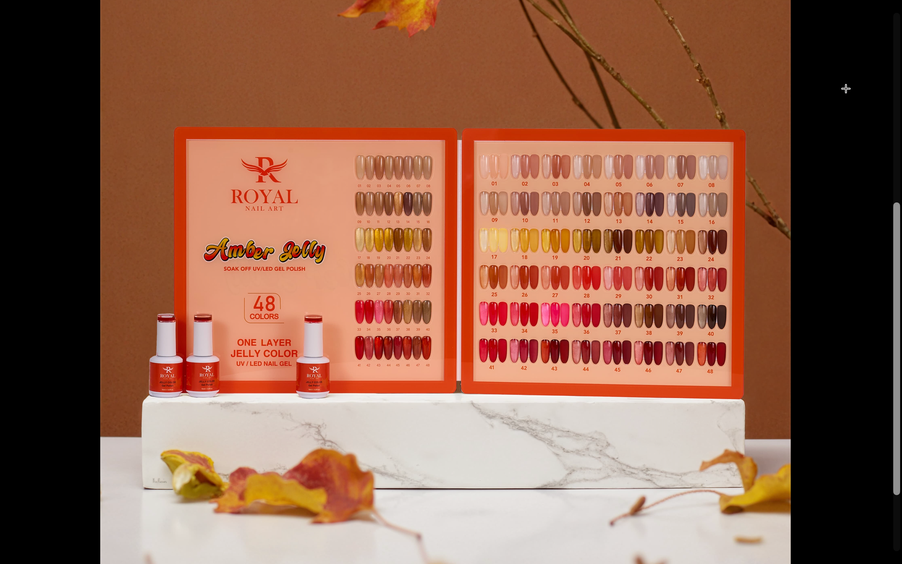 Royal Nail Art - Amber Jelly Collection
