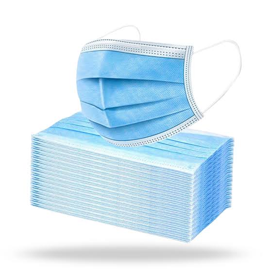 Disposable 4-Ply Face Masks - 50PCS/BOX