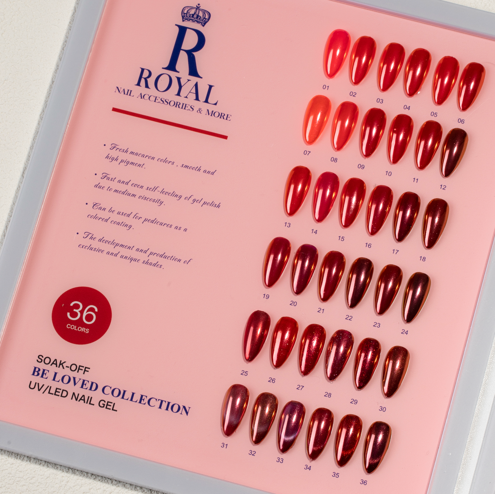 Royal Nail Art - Be Loved Collection | 36 Colors